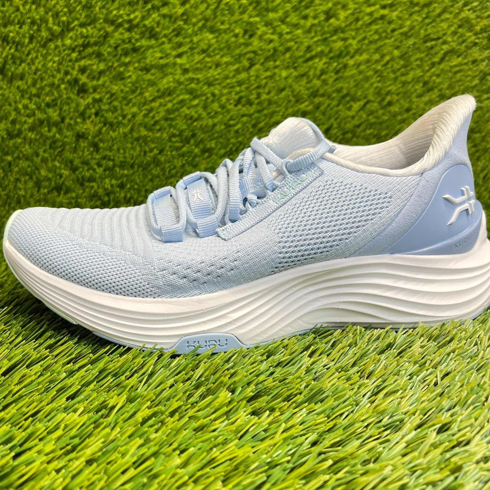 Kuru Atom 2 Womens Size 6.5 Blue White Athletic Running Walking Shoes Sneakers