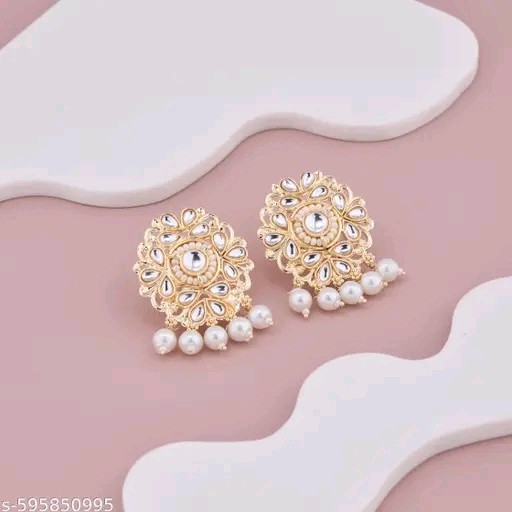 Indian Bollywood Gold Plated Kundan Choker Bridal Necklace Earrings Jewelry Set