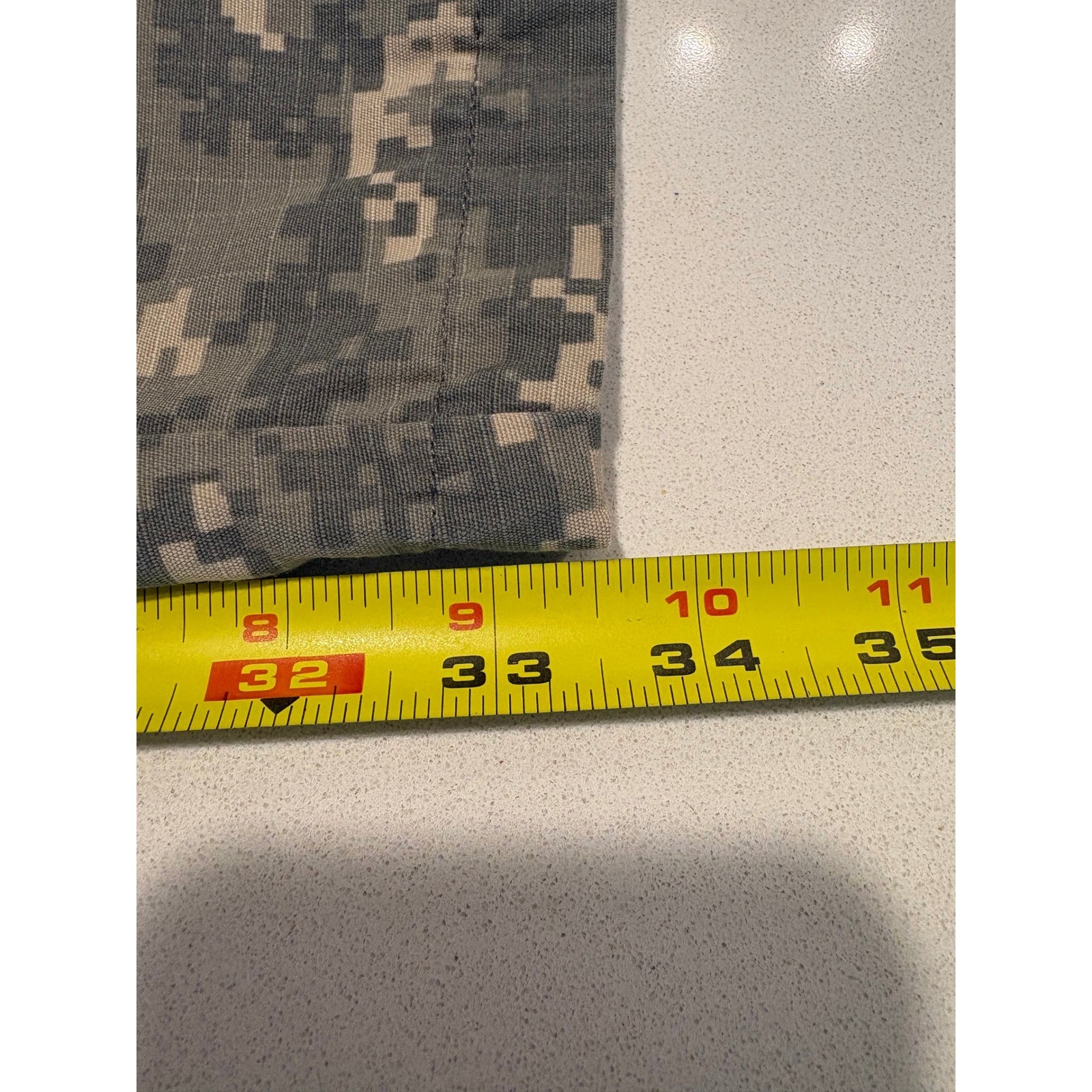 US Army ACU Digital Camo Cargo Pants Sz L Long UCP Tactical Trousers 35-39 Waist