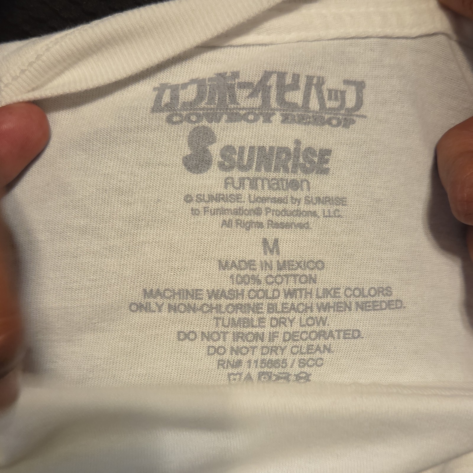Sunrise Cowboy Bebop Ein Funimation Graphic T Wh S M Cotton Streetwear/Y2K/Anime