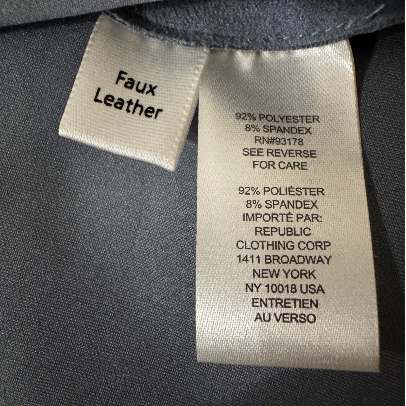 TRUTH BY REPUBLIC faux Suede Blue Shacket Snap Button Shirt Jacket Women