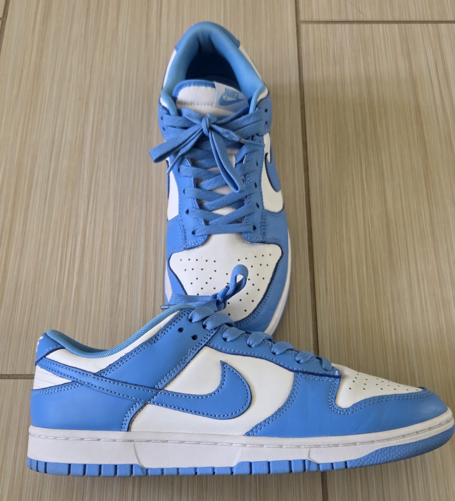 Nike Dunk Low University Blue White Sneakers DD1503-100 Mens 10 Womens 11