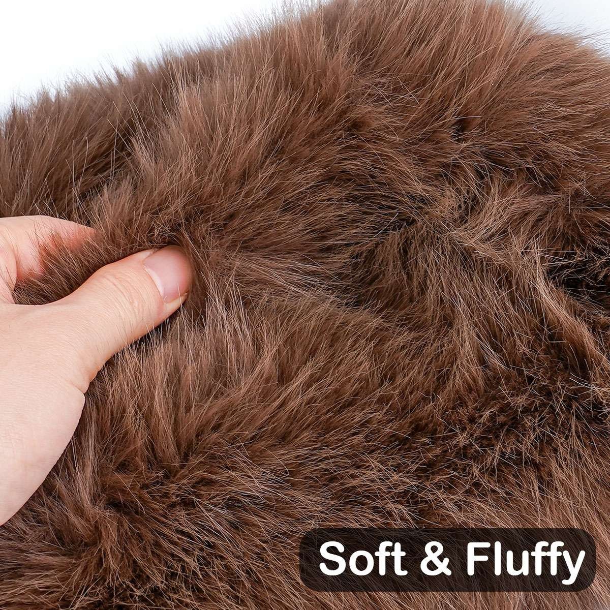 Women’s Winter Faux Fur Hat – Fluffy Warm Ski Snow Cap for Girls & Women