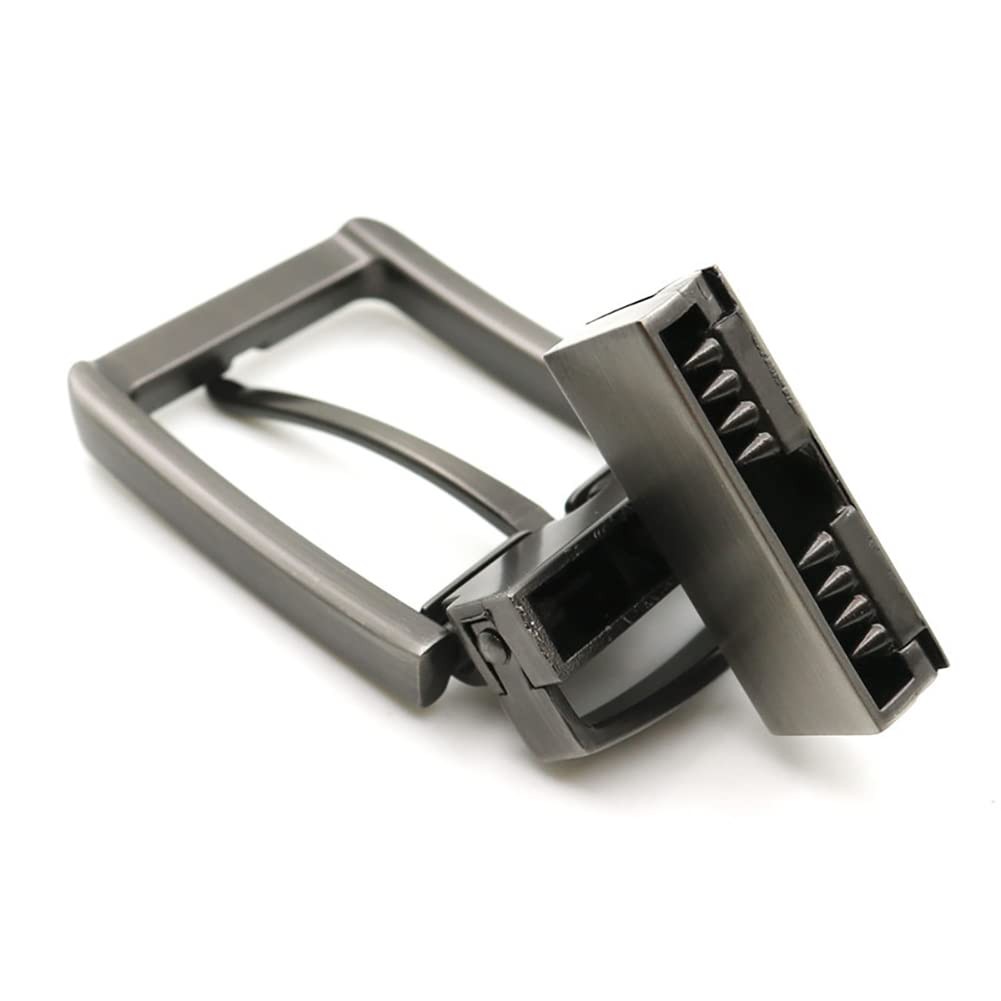 UUYYEO Alloy Clamp Belt Buckle Belt Strap Replacement Buckles Reversible Belt