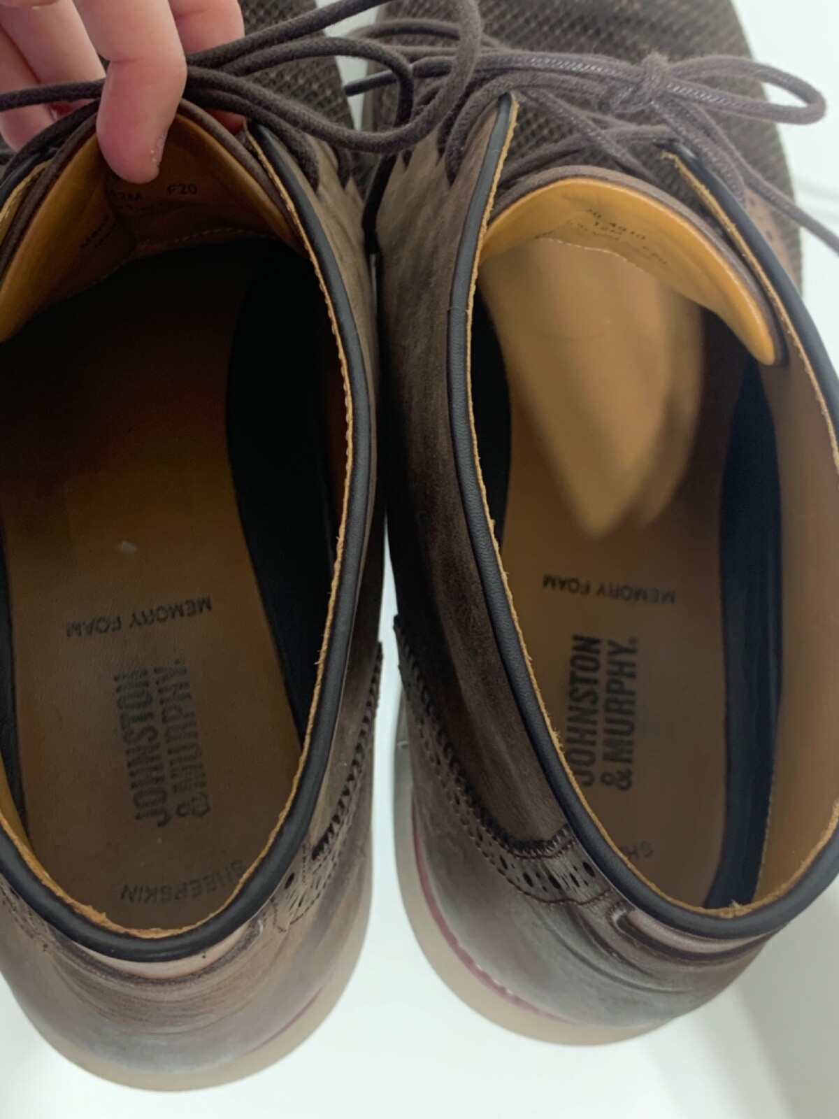 Johnston and Murphy Mens Size 12 M Holden Brown Chukka Boots 20-4910
