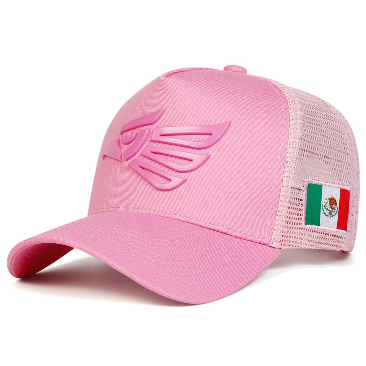 Unisex Mexican Eagle Label Baseball Net Caps Spring and Summer Outdoor Adjustabl