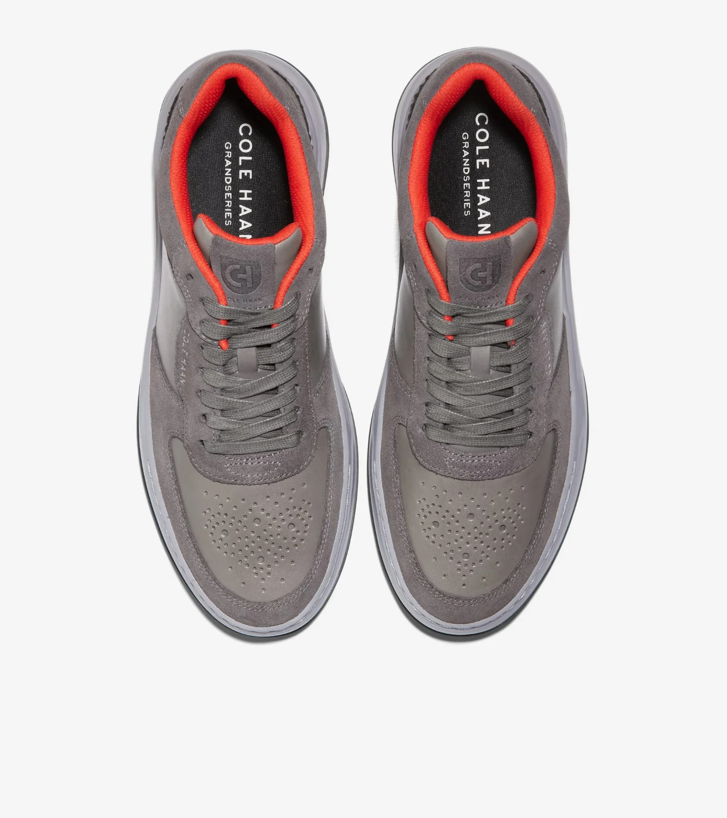 Cole Haan Men’s GrandPro Crossover Pavement/Citrus Red/Dapple Gray, C37523, 12 M