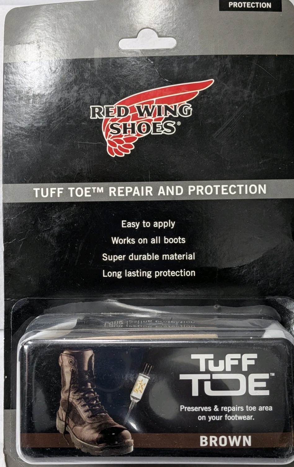 Red Wing Tuff Toe Repair & Protection Kit Brown Work Boot Toe Guard USA