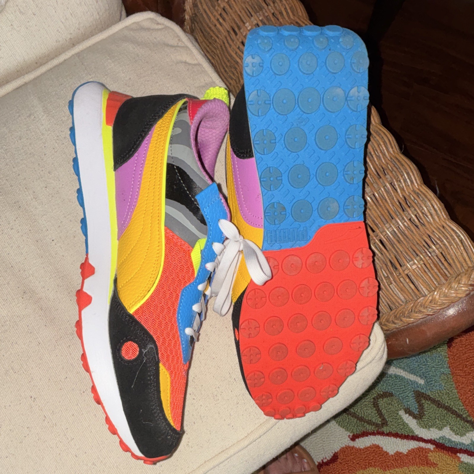PUMA Rider FV Lava Men’s Multicolor Sneakers 388905-01