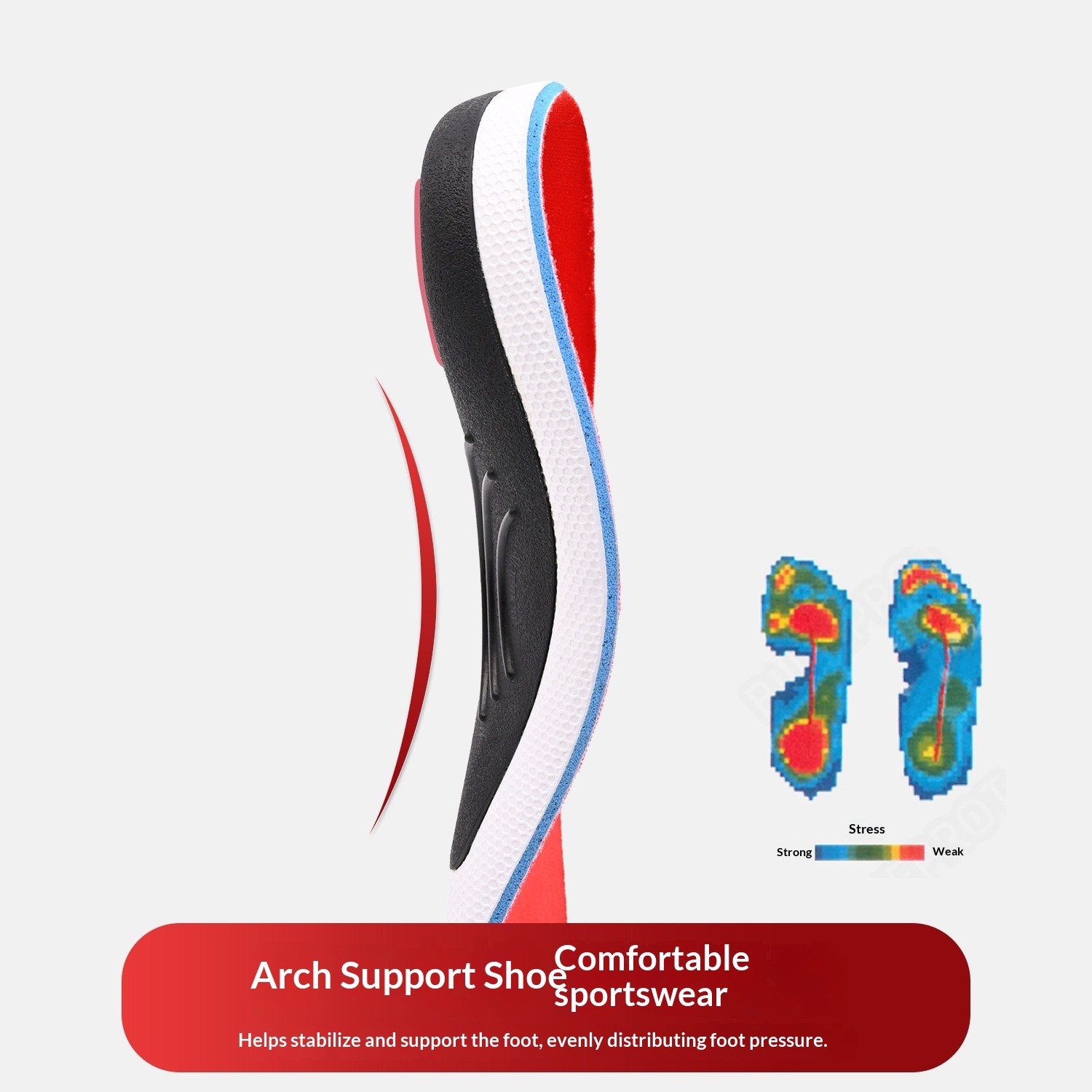 Flat Foot Insoles Arch Support Corrective Inserts for Children