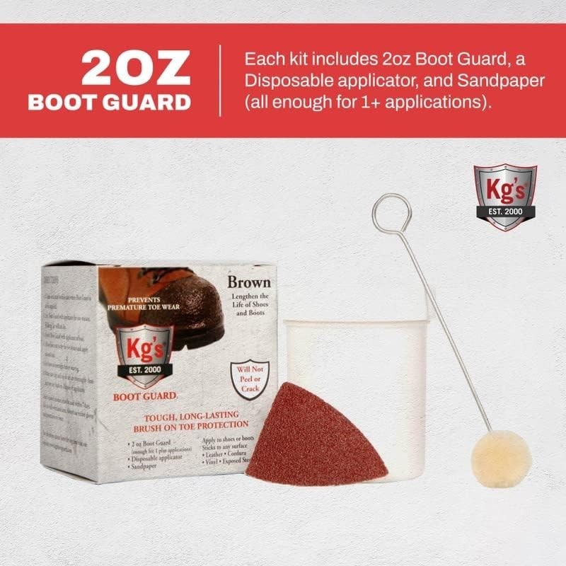 Boot Guard Brush On Toe Protection – Brush On Liquid for Tough, Long-Lasting …