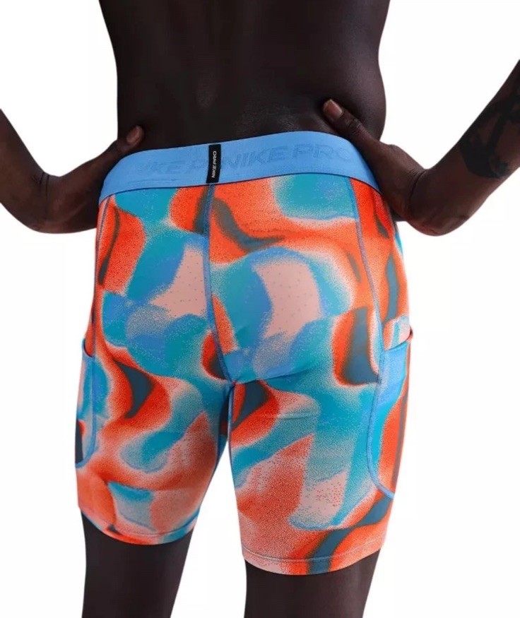 $40 Nike Pro Men’s Training Compression Shorts HQ0223- Multi- Medium-New