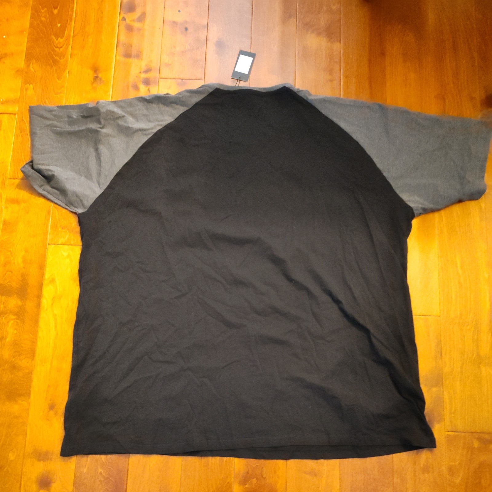 Big Dude Clothing Short Sleeve Gray Black T-shirt Size 7X NWT