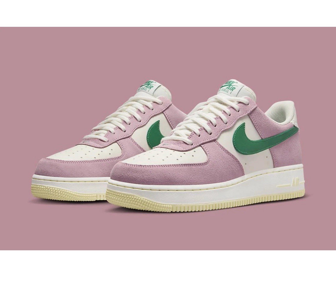 Nike Air Force 1 ’07 LV8 Low Back 9 Soft Pink Nby FV9346-100 Mens Size 14