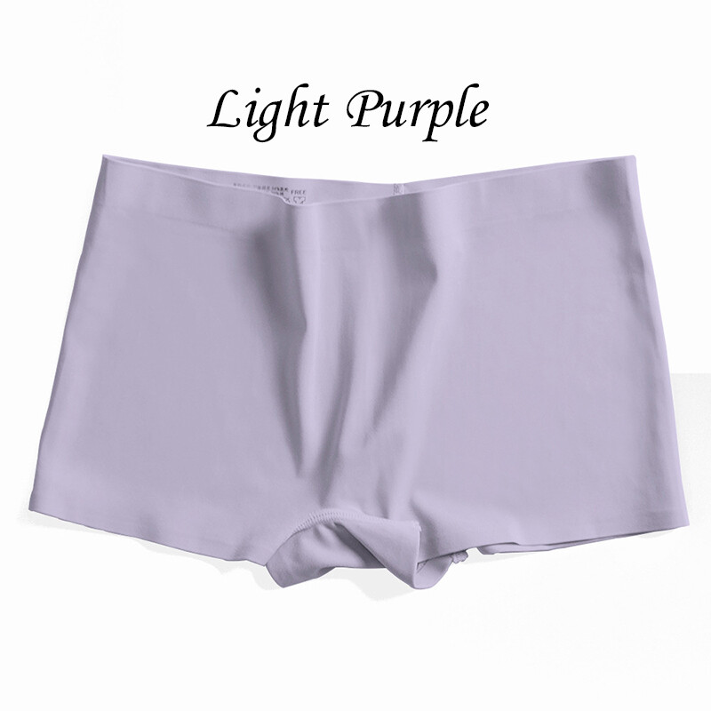 3 or 5 Pack Seamless Ice Silky Boxer Shorts Panties Womens Boy Shorts Underwear