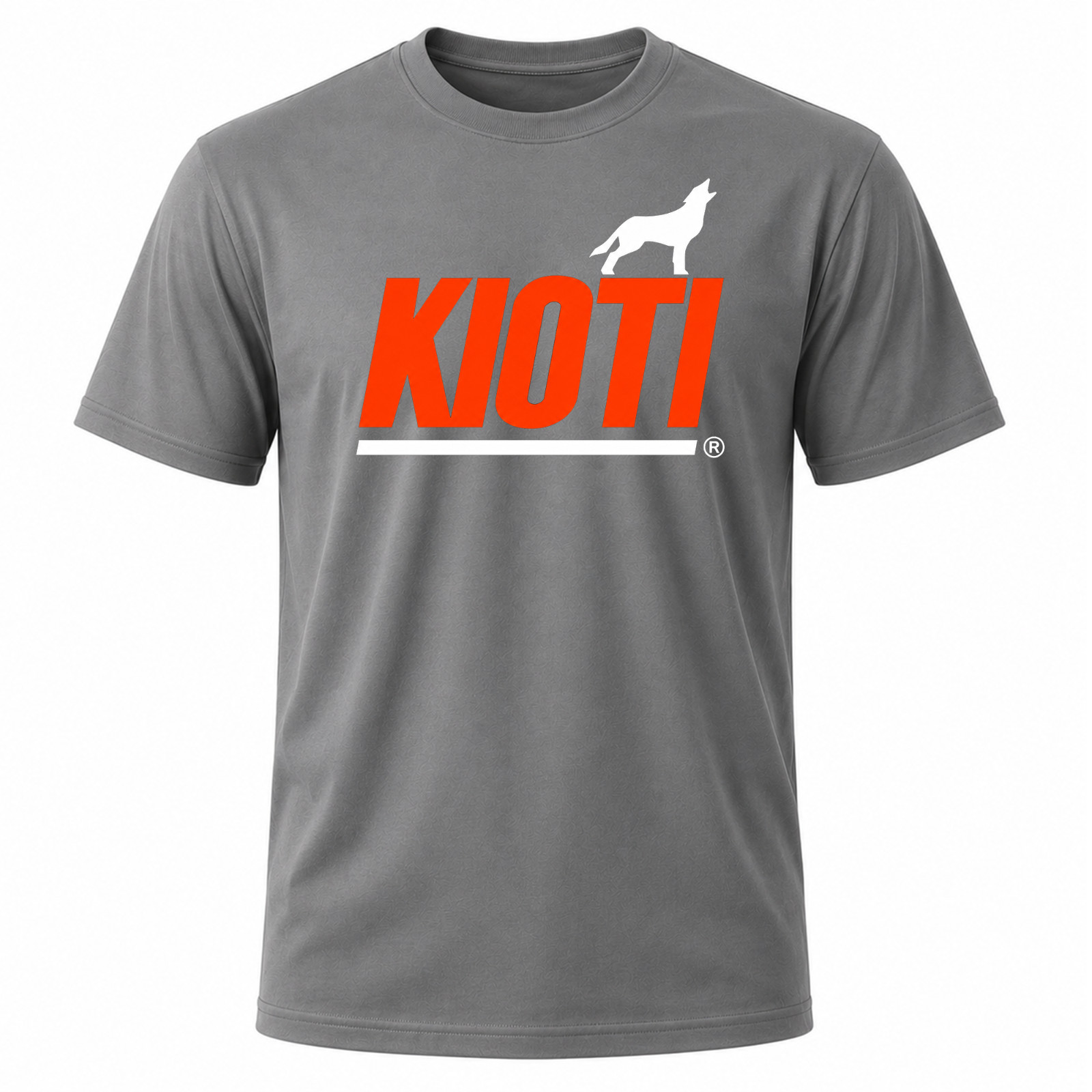 Kioti Tractor Crane Men’s Charcoal Graphic T Shirt Freeships