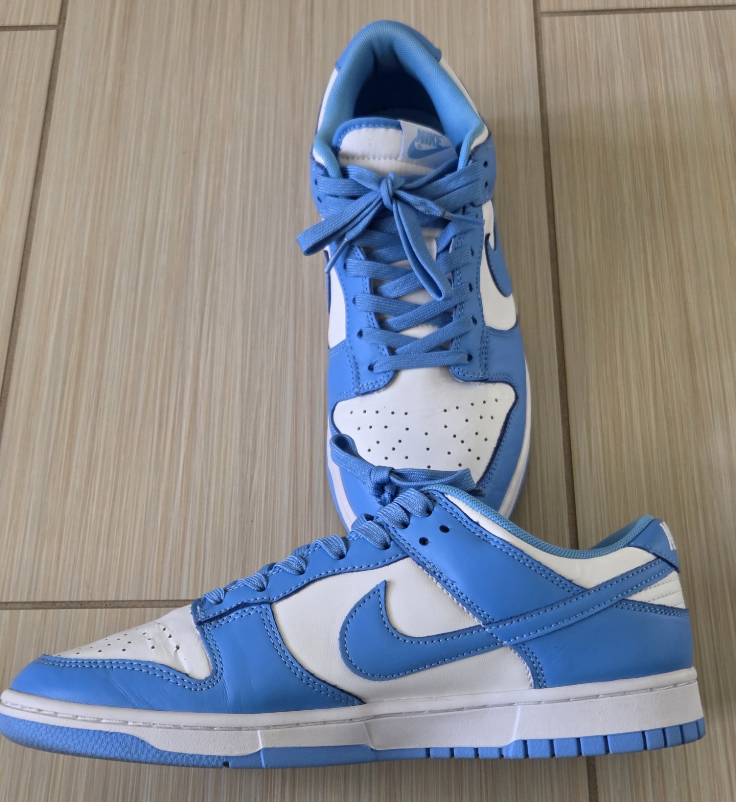 Nike Dunk Low University Blue White Sneakers DD1503-100 Mens 10 Womens 11