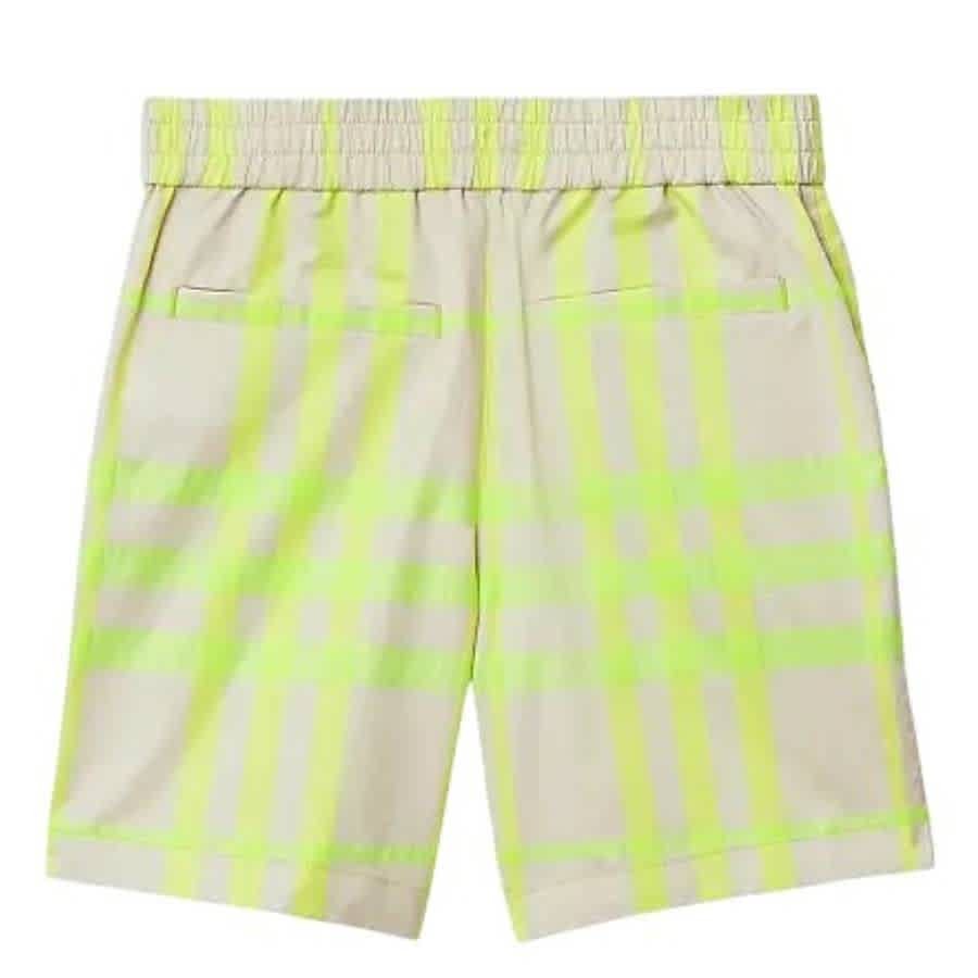 Burberry Toddler Roman Check Cotton Shorts