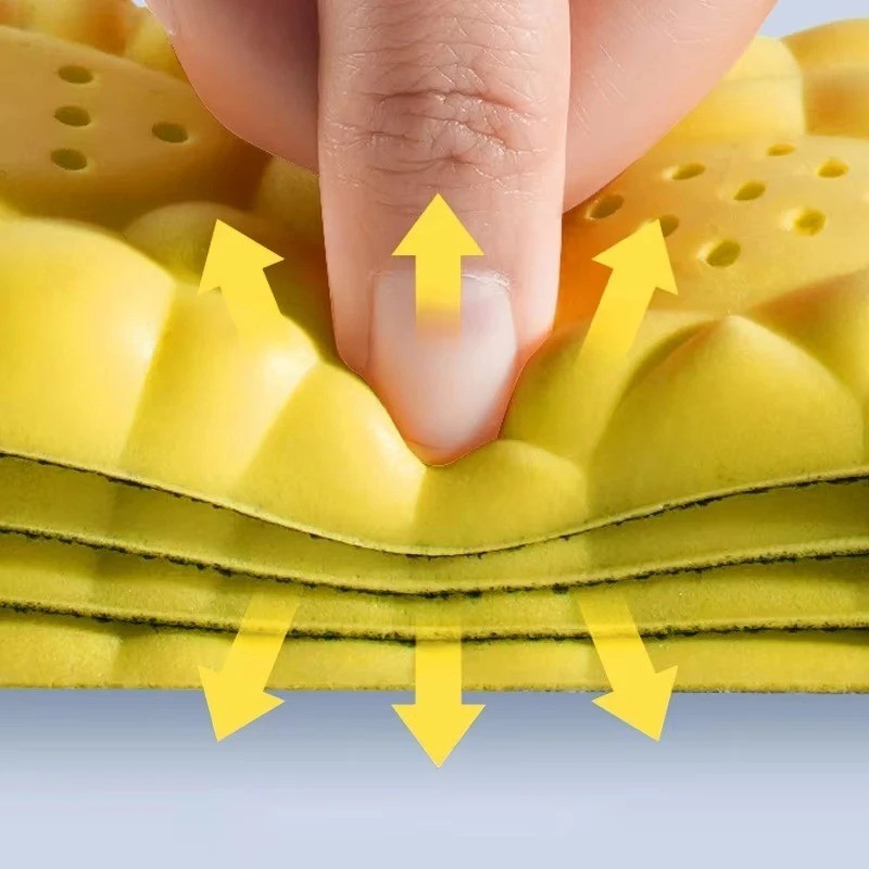 Insoles Orthopedic Supersoft For Sports Shoes 4D Inserts Feet Shock Absorption