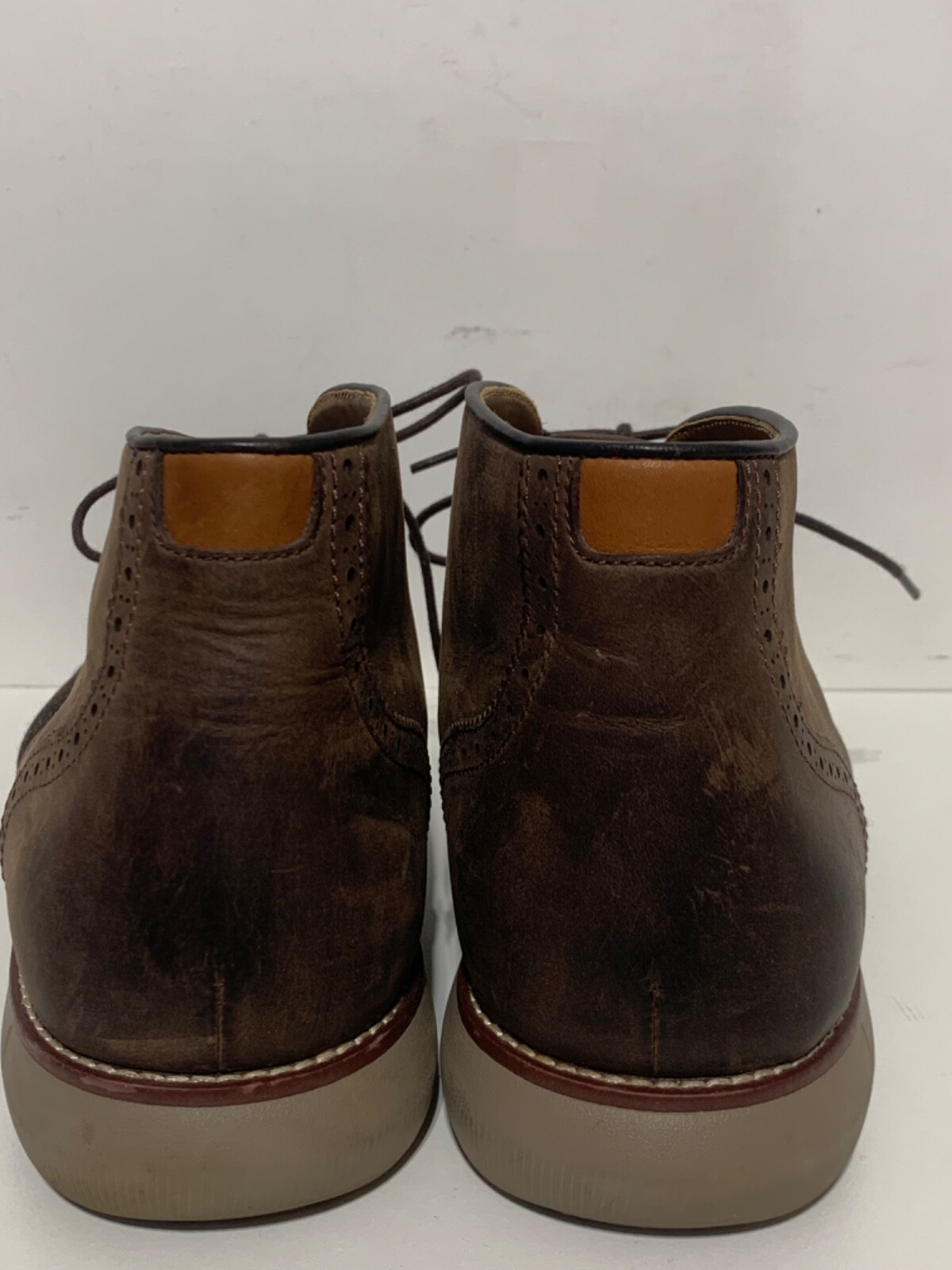 Johnston and Murphy Mens Size 12 M Holden Brown Chukka Boots 20-4910