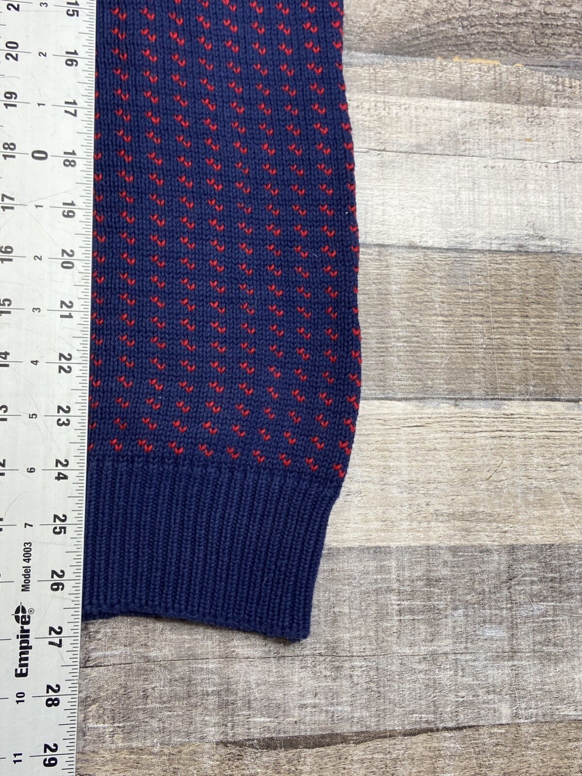 Norsport Crew Neck Sweater Men’s LT Birdseye Fisherman Heavy Cotton Pullover USA