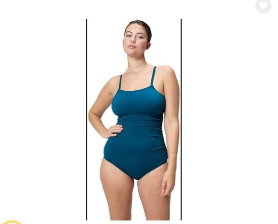 Speedo Womens Swimsuit Size 14 Endurance Shirred Tank Moderate Cut