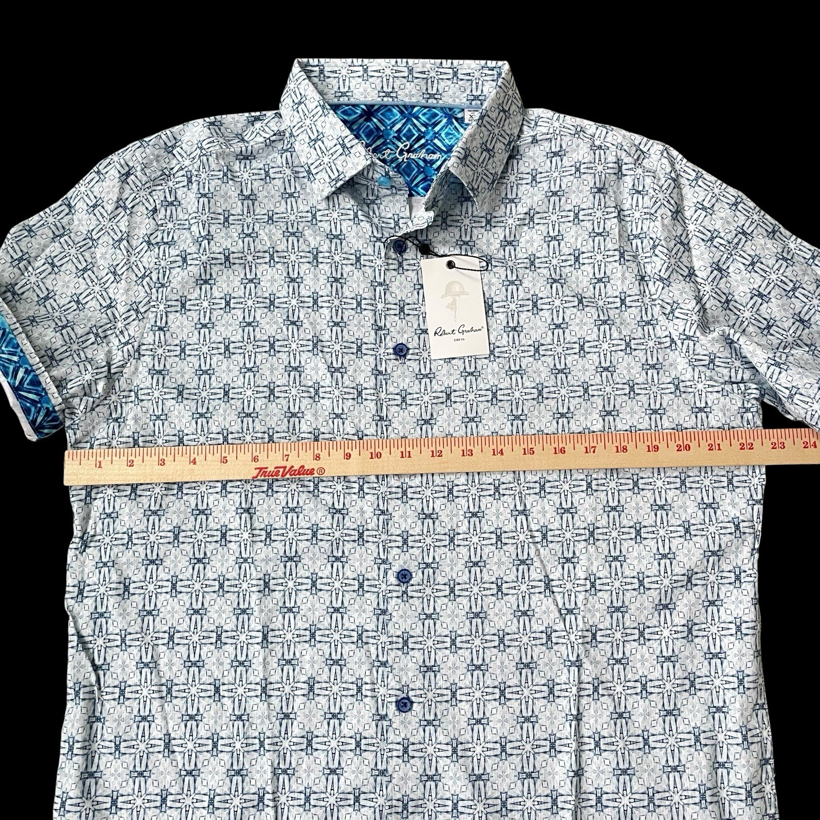 Robert Graham Madagascar Print Tailored Fit Stretch Size XL $188