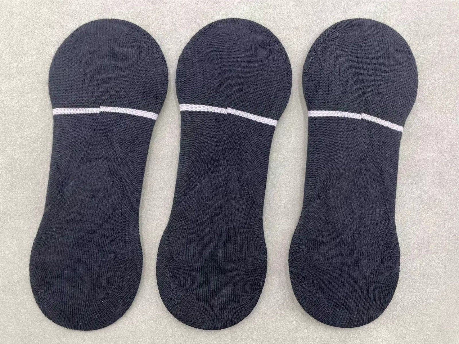 3 pairs Bombas Men’s Merino Wool Blend No Shows Socks Size Large 9-13 Black