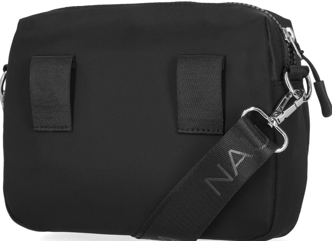 Nautica Nylon Bean crossbody/Belt Bag Adjustable Shoulder Strap Black NEW