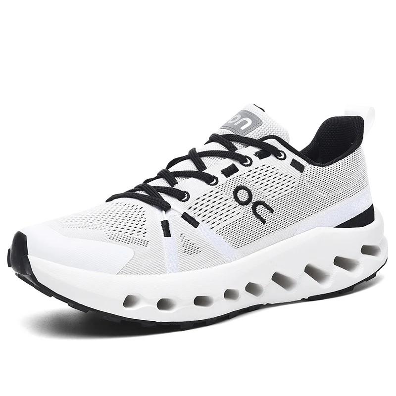 Men’s Road Running Sneakers Track Trail Air Mesh Athletic Breathable Flats Shoes