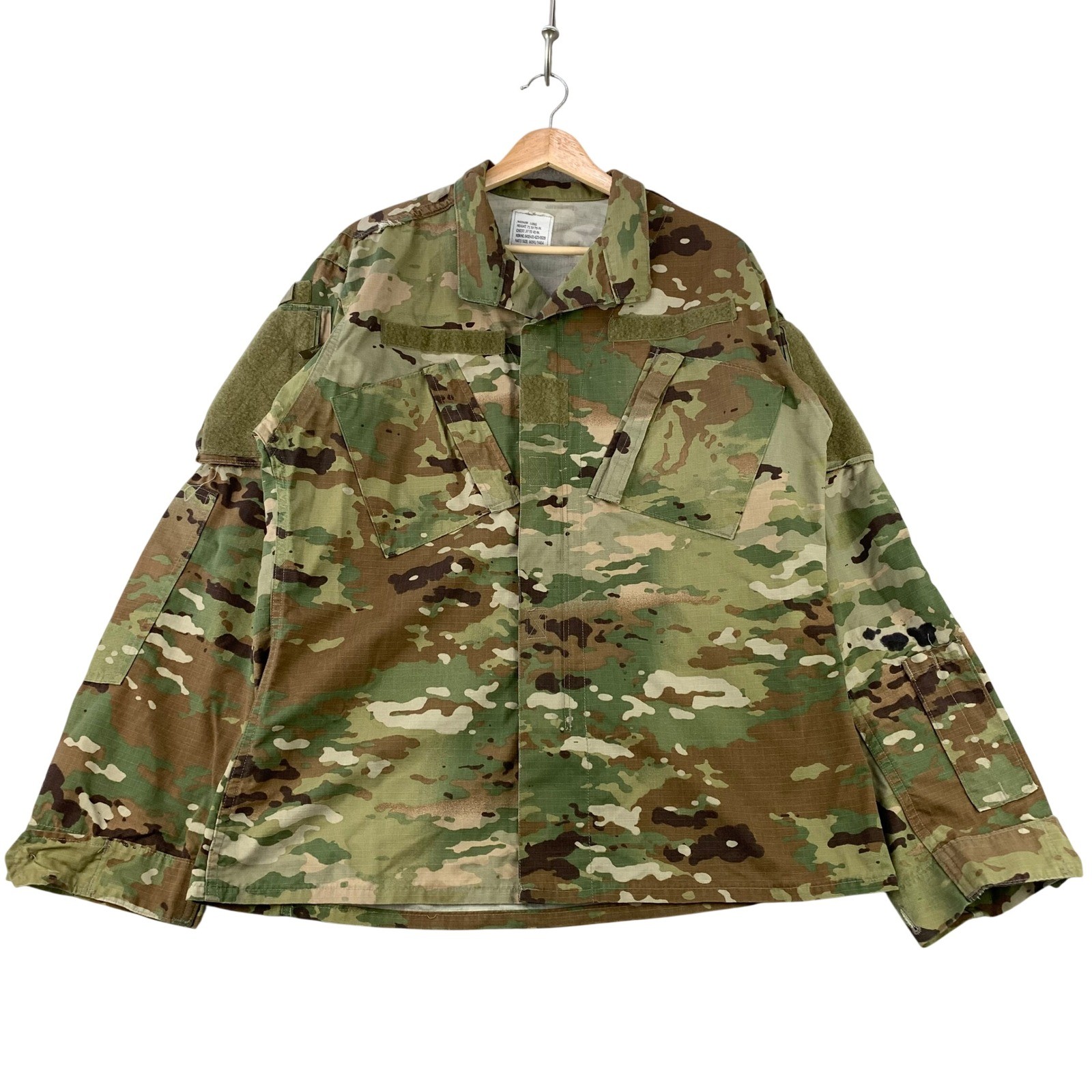 Military OCP Multicam Combat Uniform Coat Mens Medium Long Green Camouflage ACU