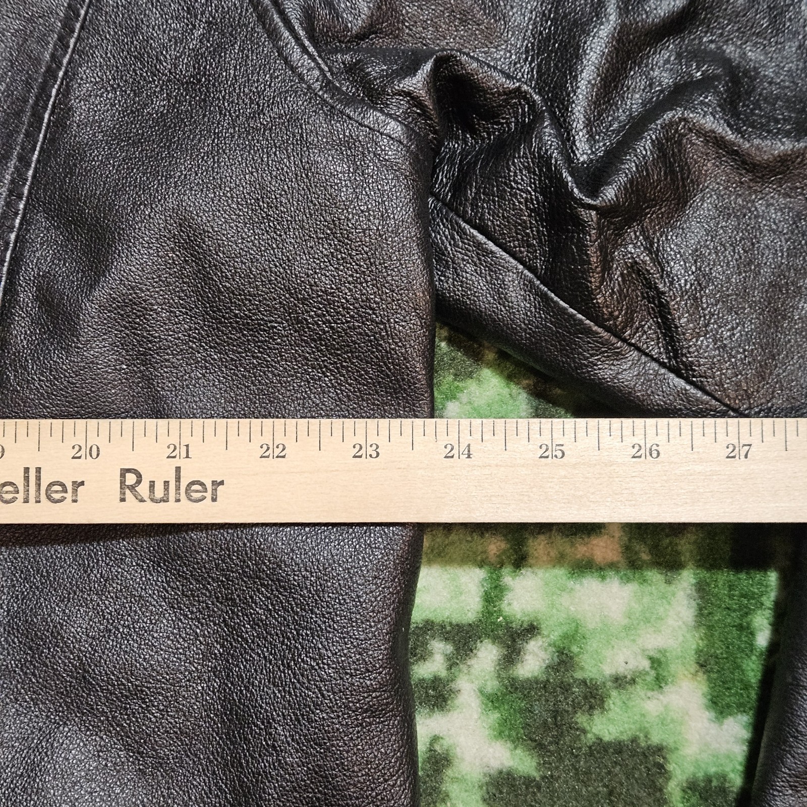 VTG Leather Aviator Jacket Spurs Basketball Medium Bomber Pilot Maverick Biker