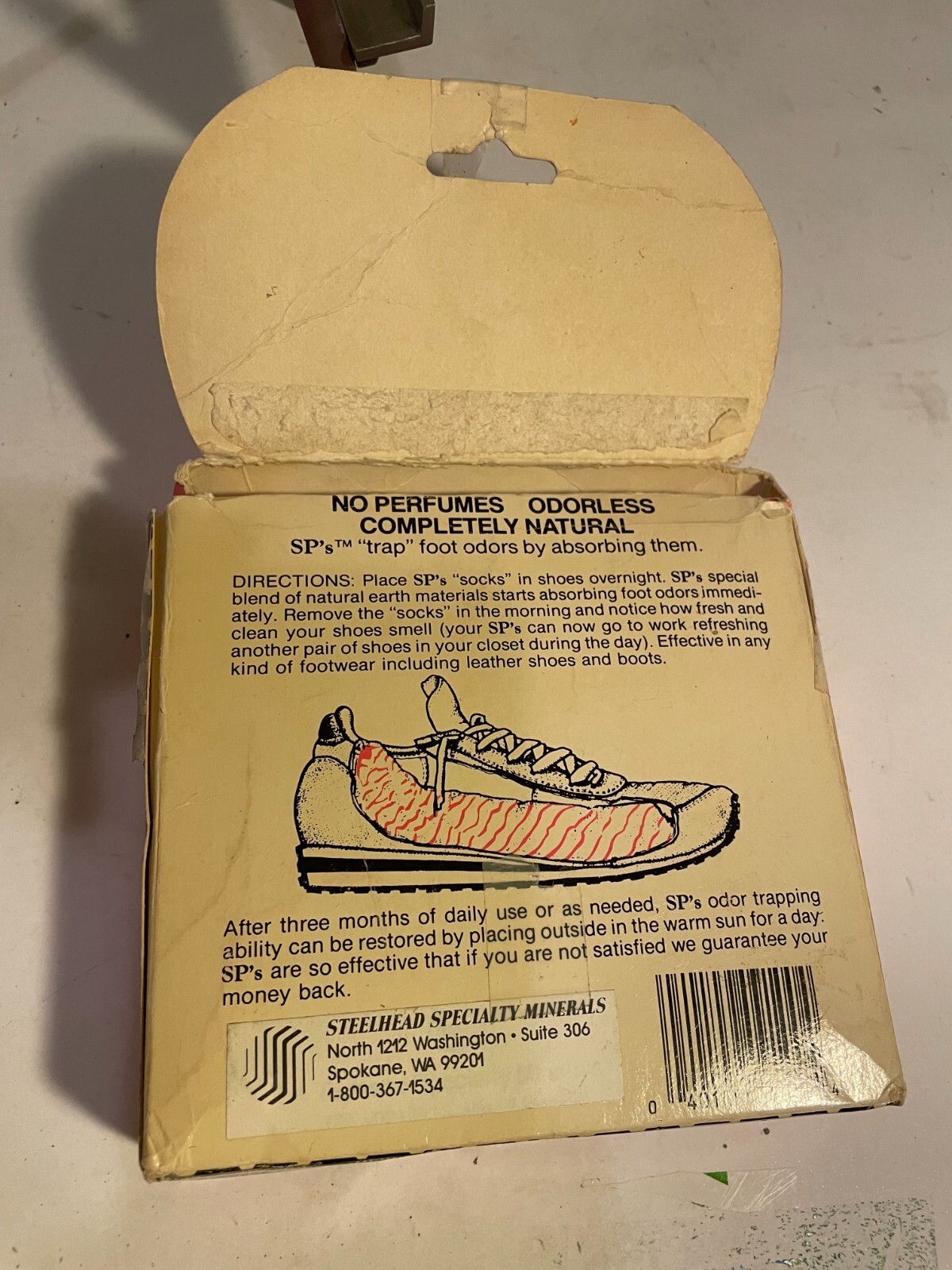 Vintage Stinky Pinky Shoe Boot Deodorizer Odor Trapping Natural Inserts