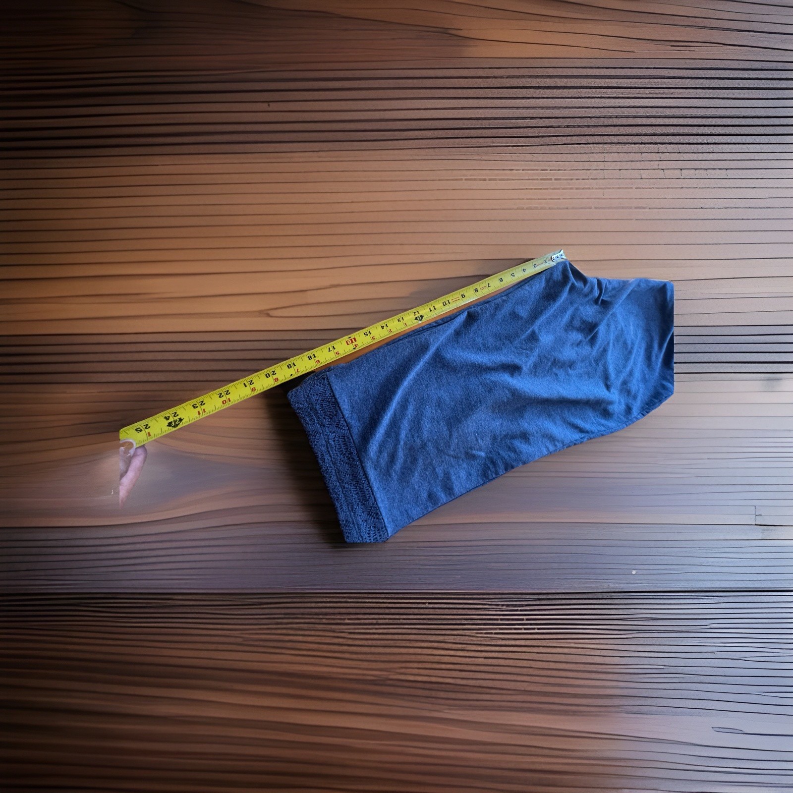 Capri AV Cotton & Spandex 20 Inch Inseam Size 14/16 Blue