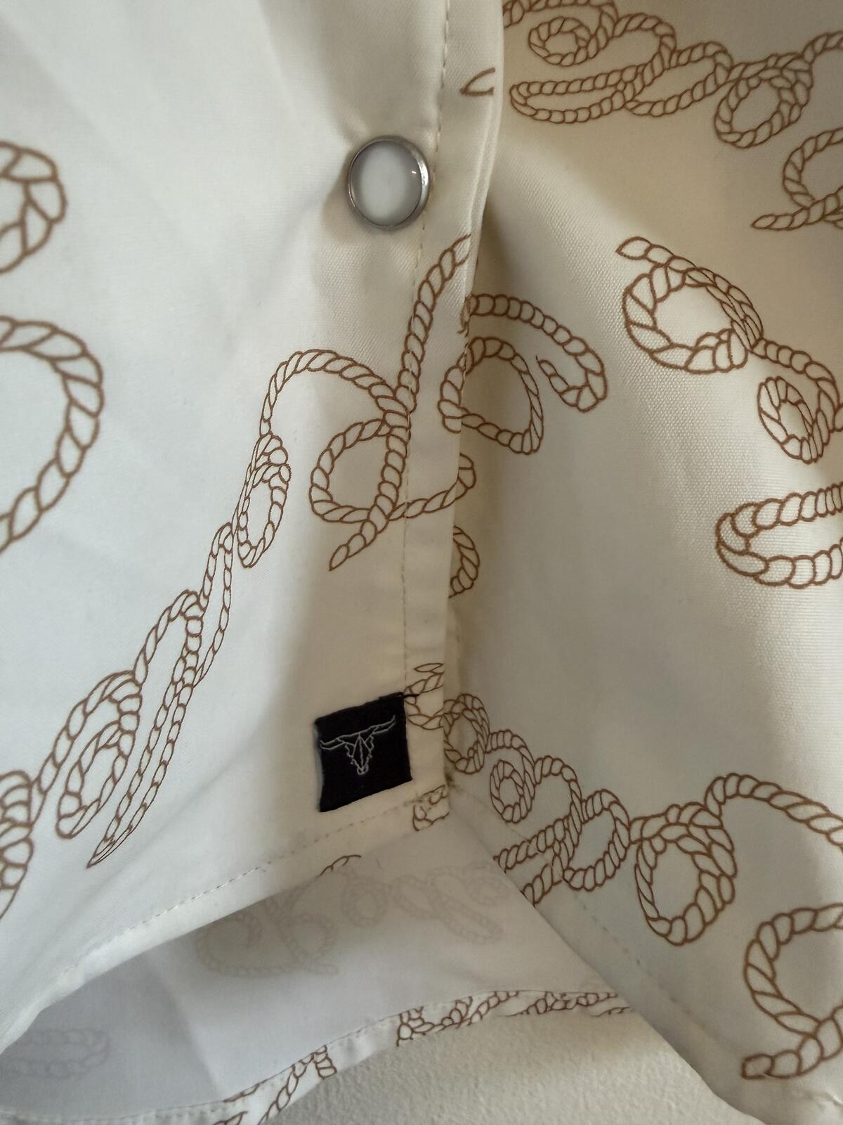 Lucky & Blessed Rodeo Pearl Snap Size Small