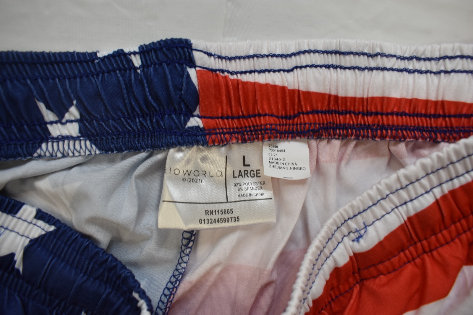 Bioworld Mens American Flag All Over Print Patriotic Sleep Pajama Pants New L
