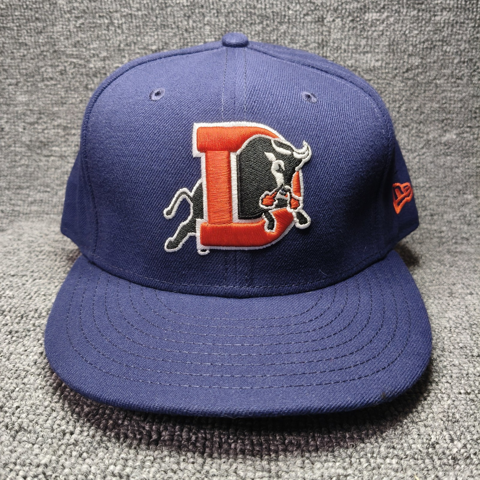New Era Durham Bulls 59FIFTY Fitted Navy 7 1 4 MiLB Hat