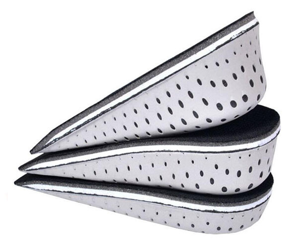 1 Pair 3.8cm Height Increasing Shoes Insoles Lift Insert Shoe Pad Cushion Eleva