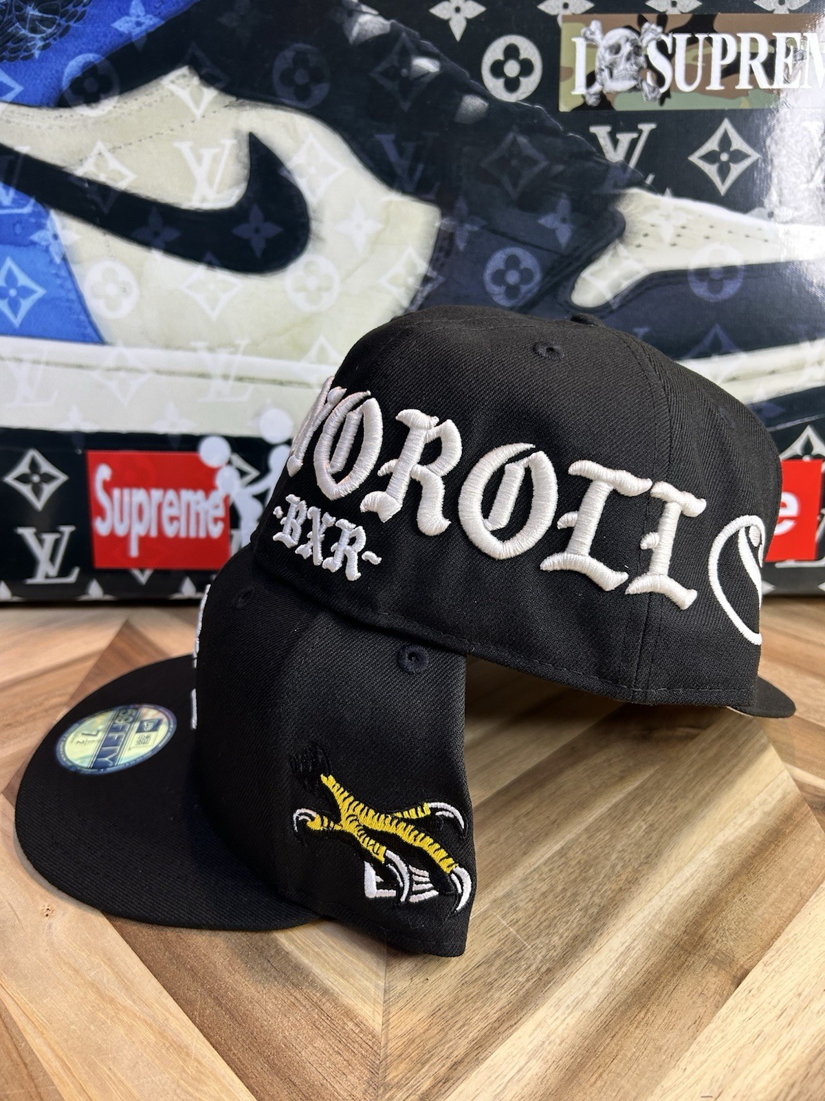 New Era Born x Raised Shoyoroll Fitted Hat UFC Black 7 1/2 Extremely Rare