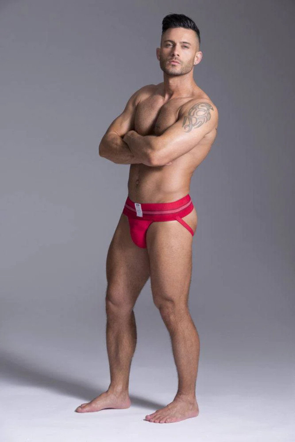 GYM Old School 2.0 Jockstrap with 3″ Waistband (1-Pack)