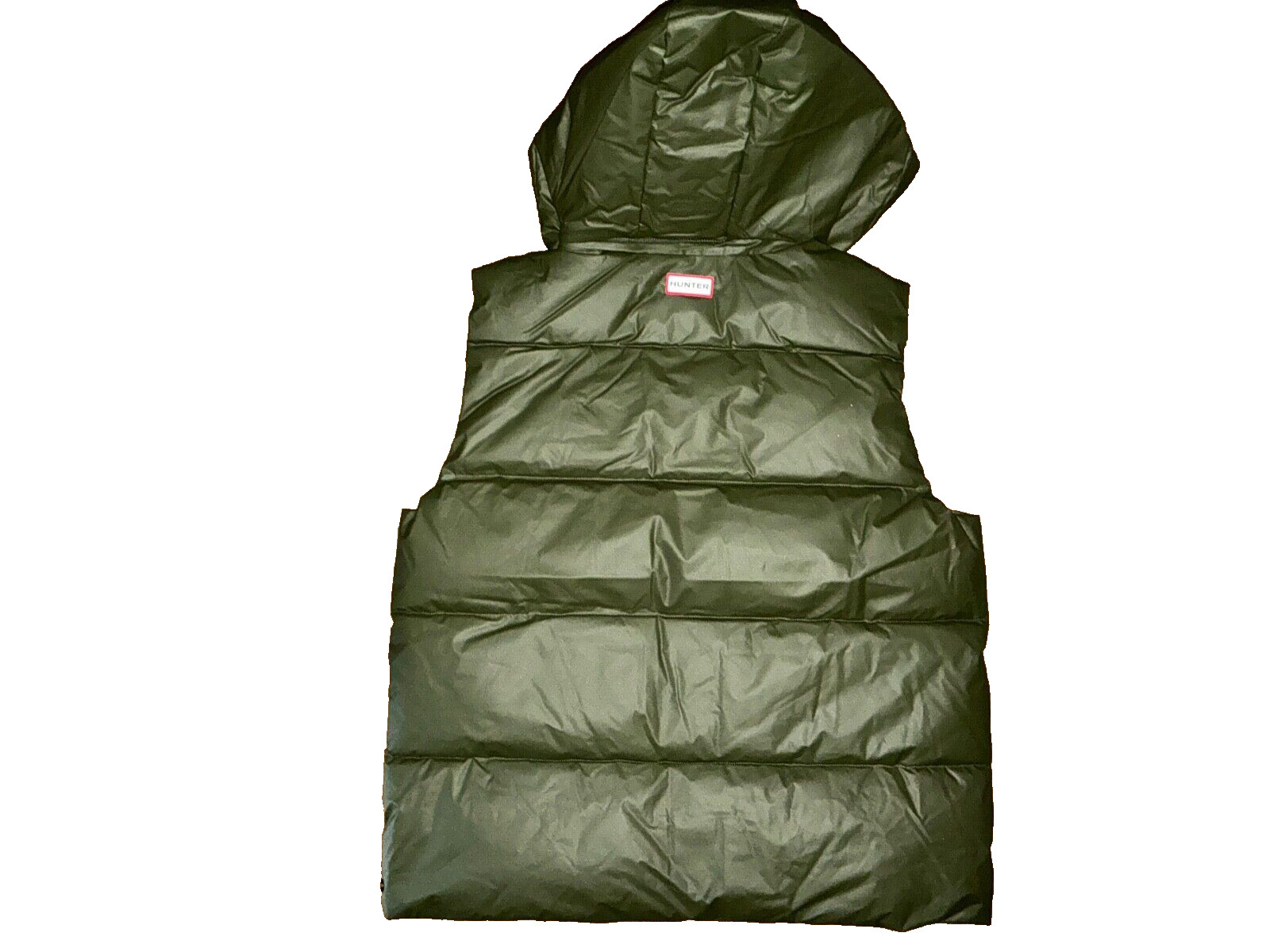 HUNTER Heavyweight CHISWELL Hooded Insulated Puffer VEST Jacket Mens LARGE NEW