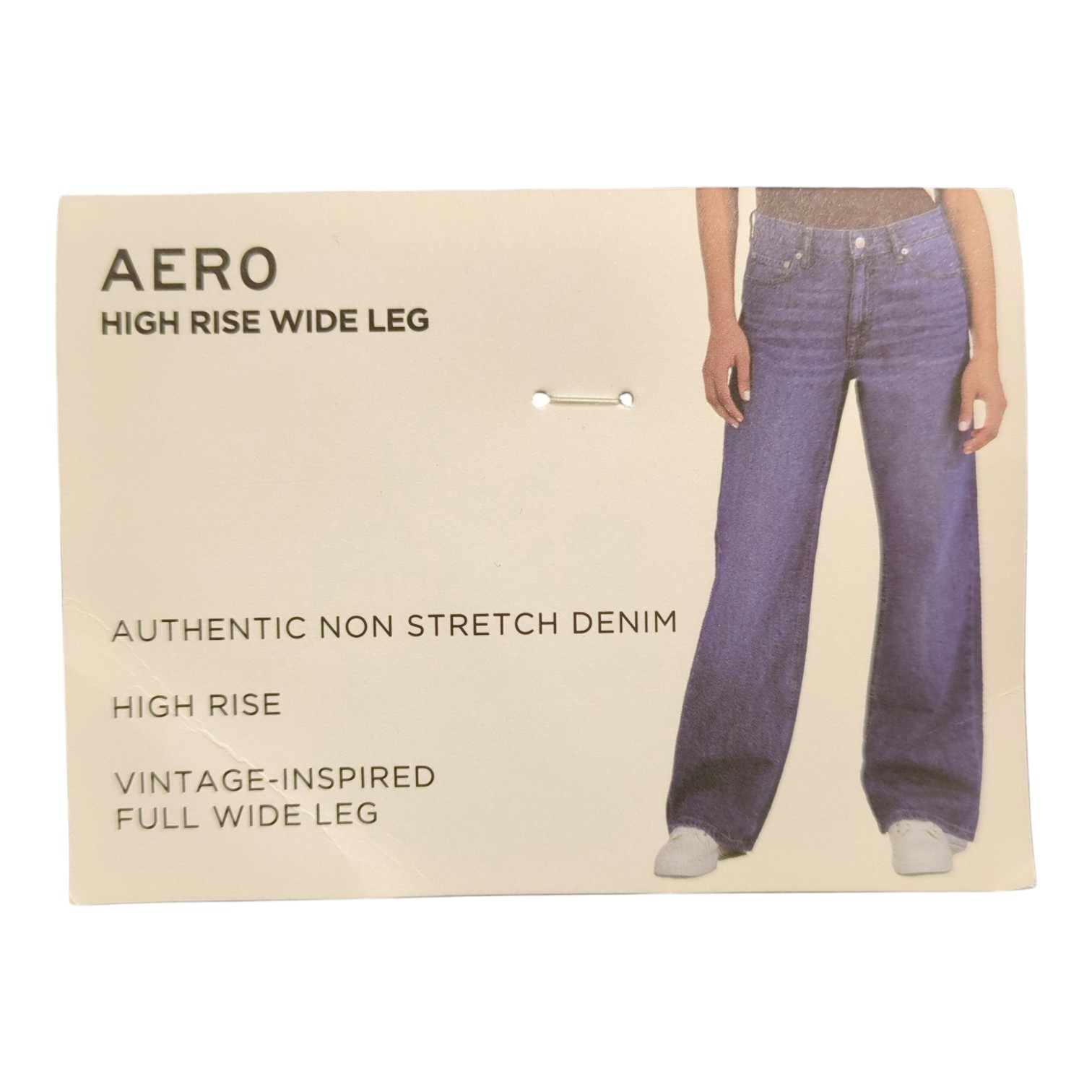 Aeropostale Women’s High Rise Vintage Inspired Wide Leg Jean