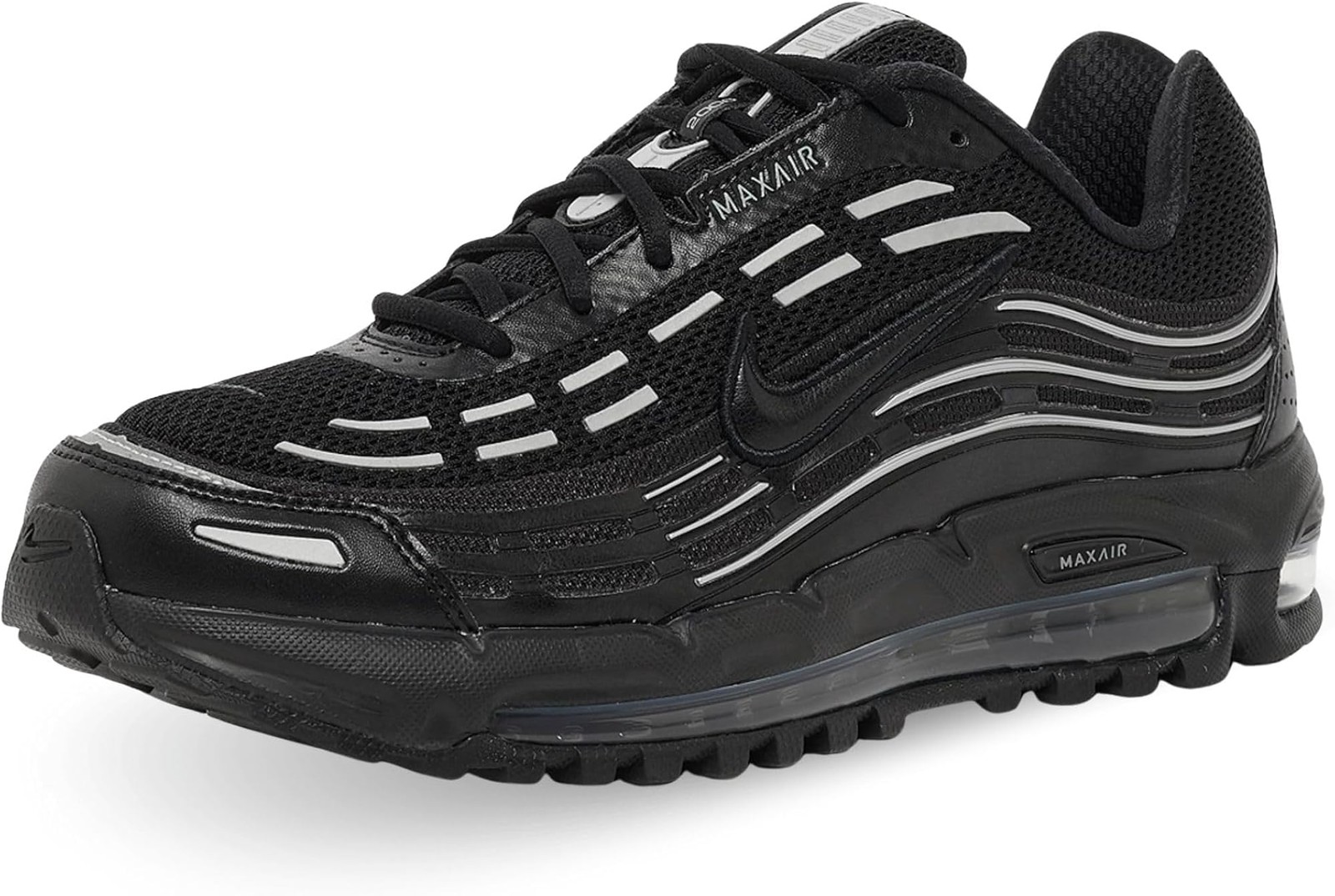 Air Max TL 2.5 Mens Running Shoes (Black/Metallic Silver) Size 10.5 – Black/Meta