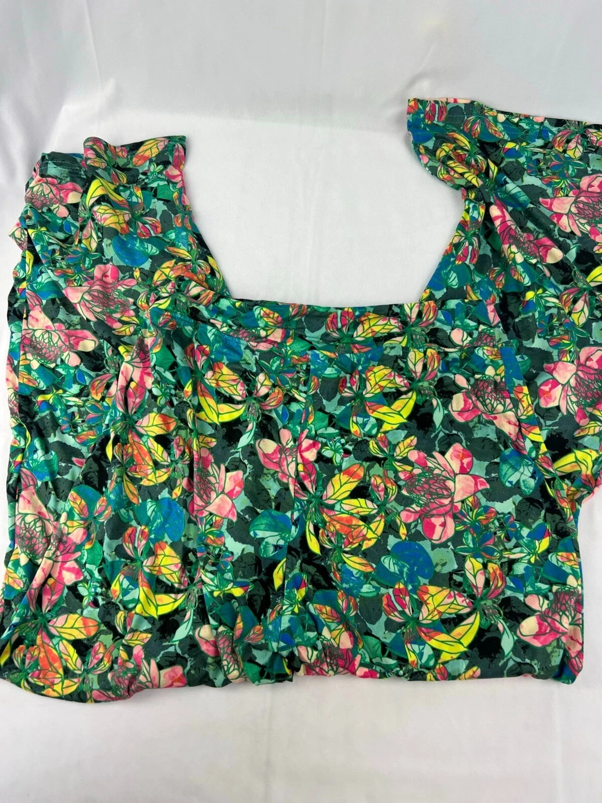 Amanda Blu Pajama Pants Bottom Sleep Lounge Pull On Drawstring Floral XL