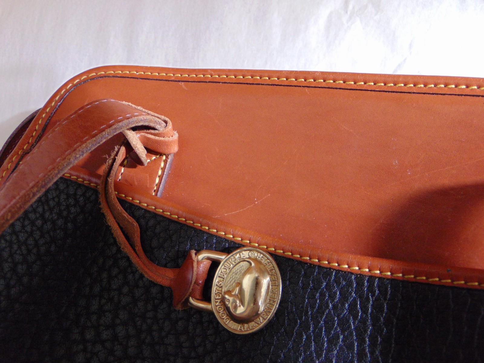 Dooney & Bourke Inc. All Weather Leather Purse 11 Inches Wide x 8.5 Inches Tall