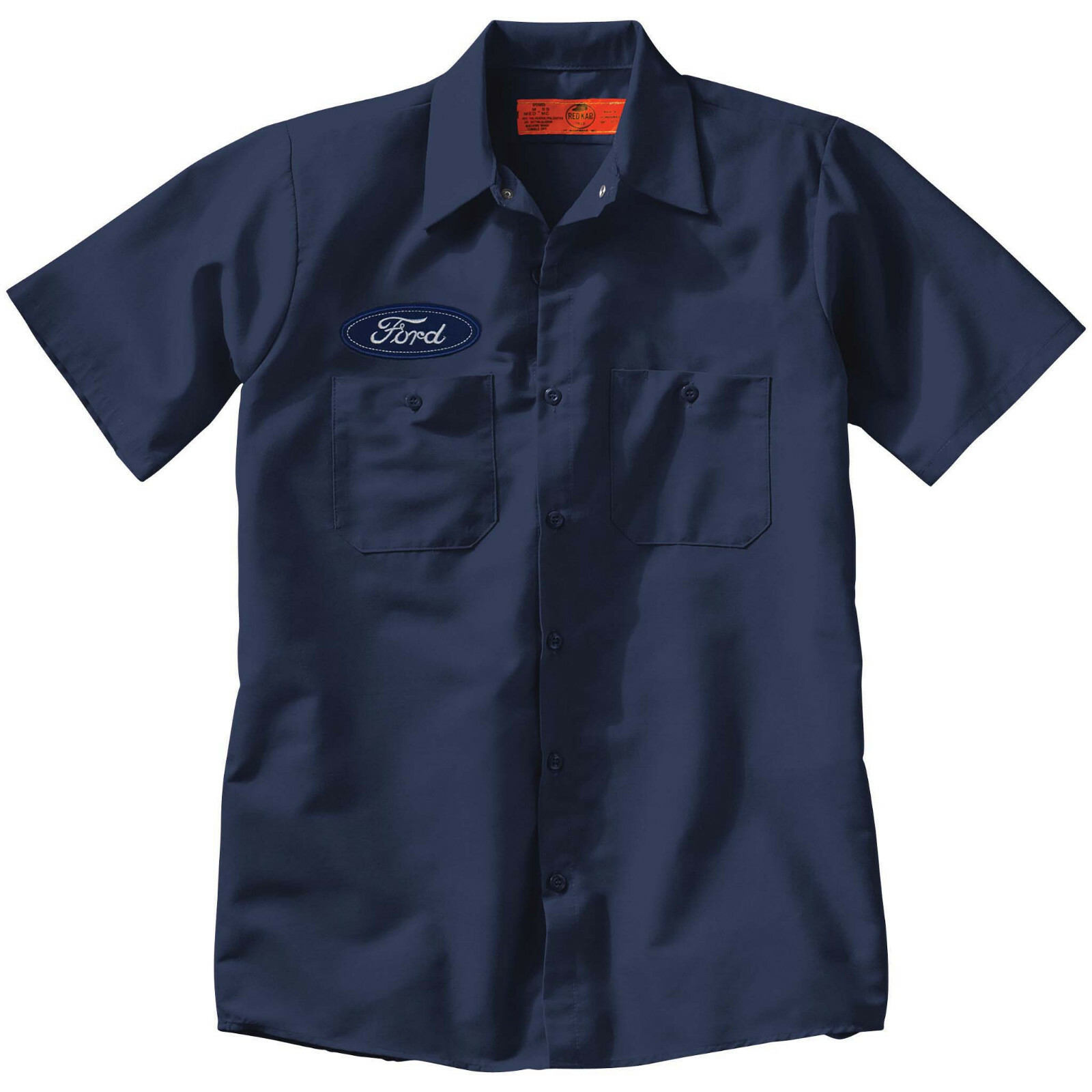 FORD Embroidered PATCH + Mechanic WORK SHIRT Auto Gas Oil Petroliana