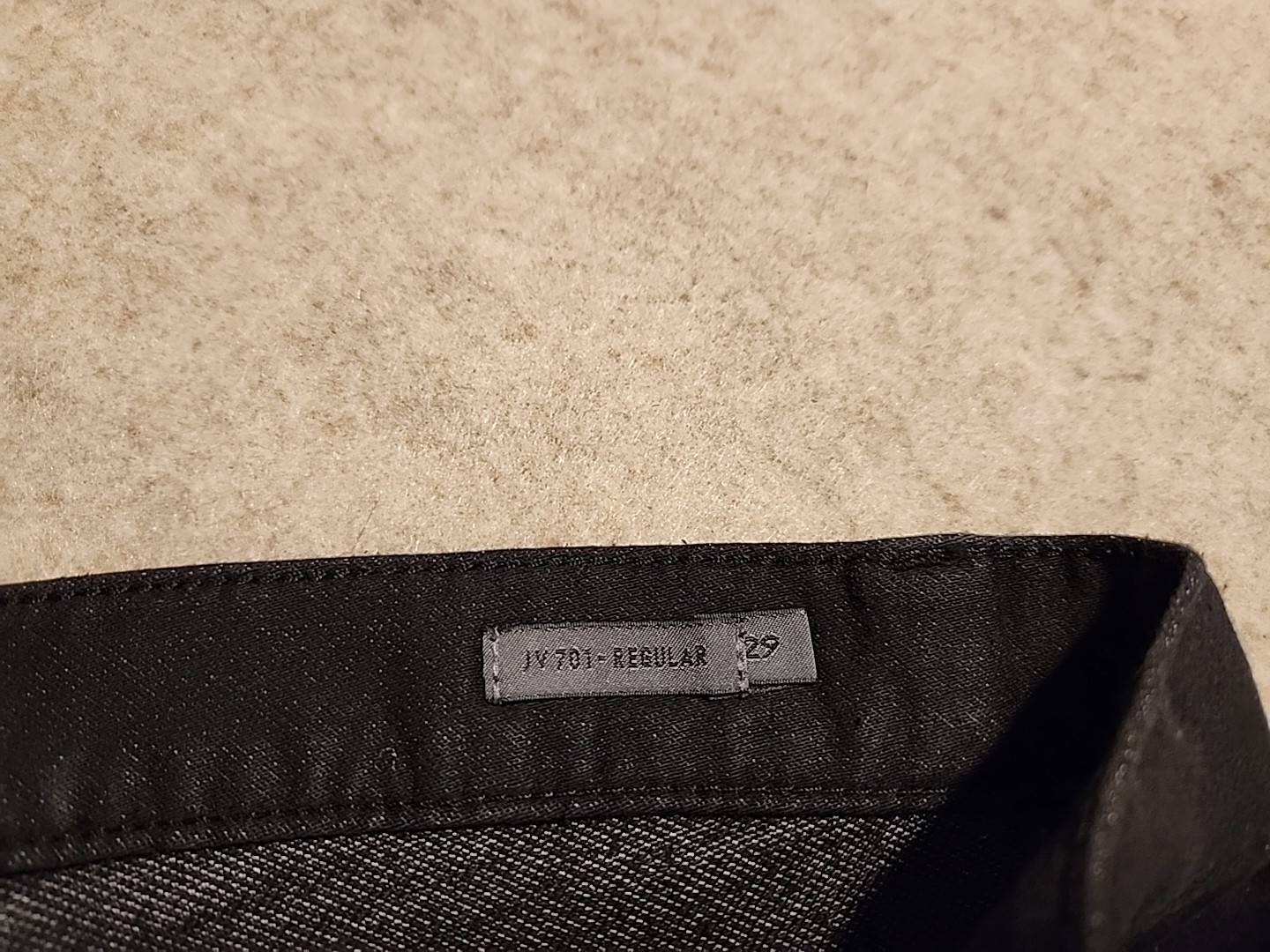 NWT $248 John Varvatos Black Weft Jeans Sz 29×33 J701 regular J701 RX88AYTRR