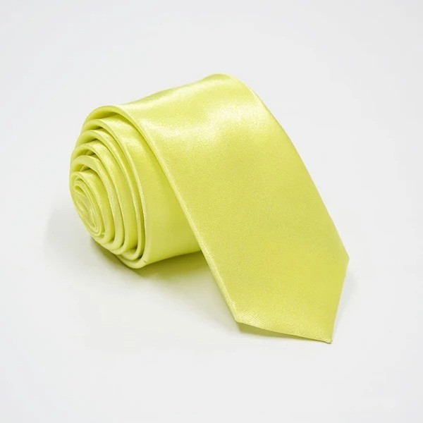 Solid Color Skinny Tie Slim Necktie for Men(5 cm)