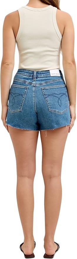 Judy Blue High Waist Rigid Magic Destroy Cut Off Shorts