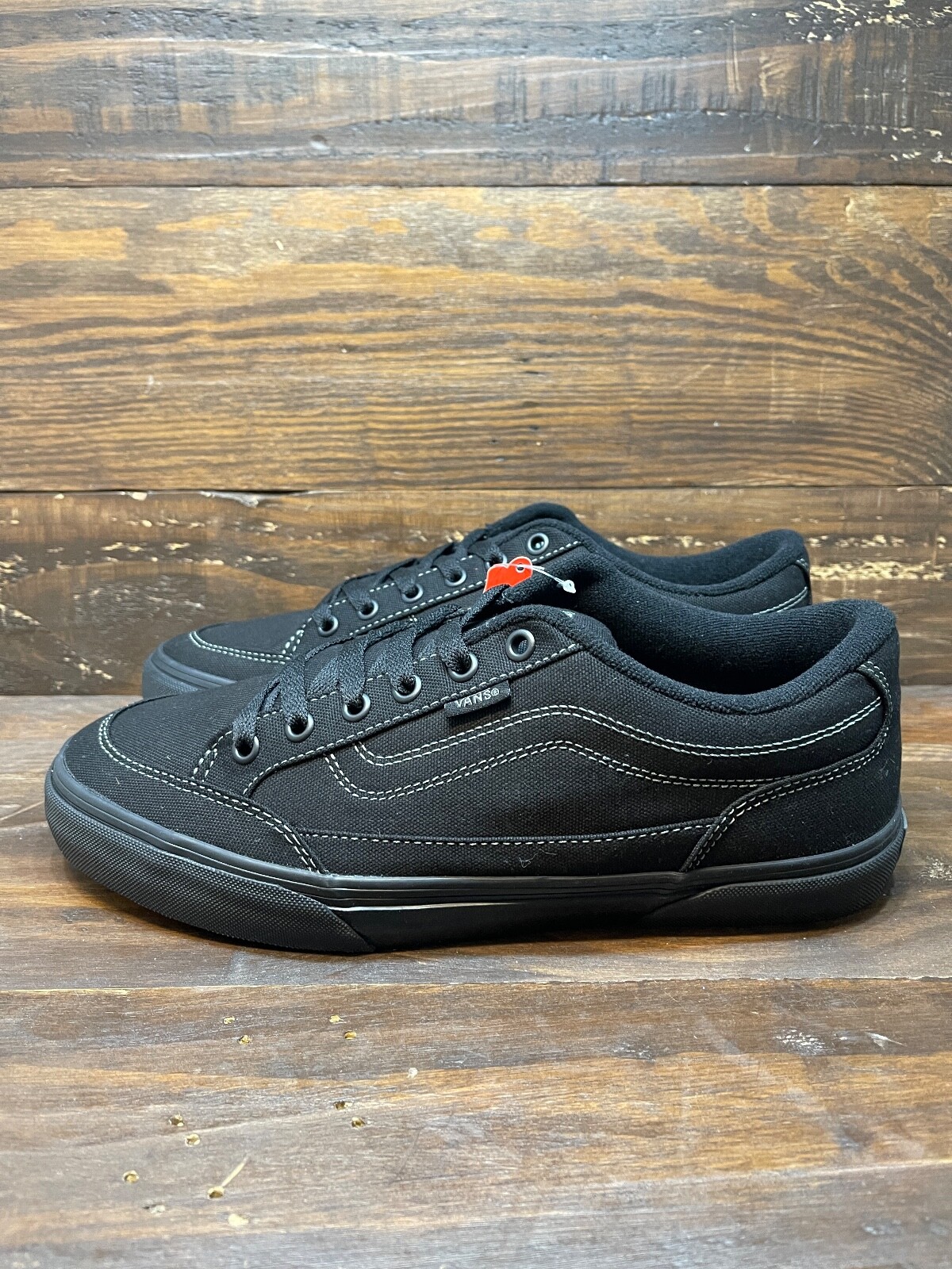 VANS Men’s Bearcat Canvas Black Sneakers All Sizes Shoes Classic SB VN000DT2186